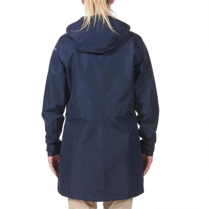 2024 Musto Womens Sardinia Long Rain Jacket 82454 - Navy